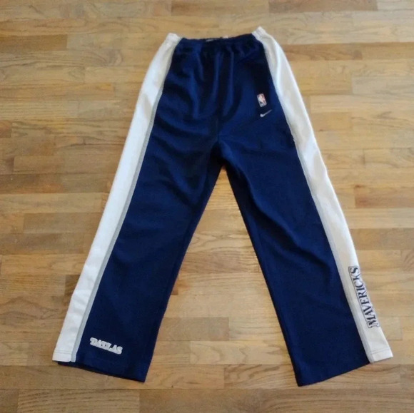 Vintage Nike 87 Rewind NBA Dallas Mavericks Warm Up Pants Retro Men's Size Large - Picture 11 of 11